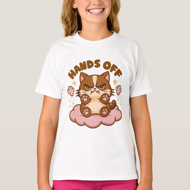Niedliche antisoziale Katze T-Shirt (Vorderseite)