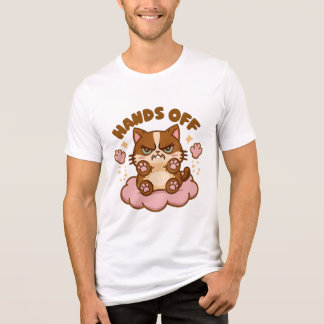 Niedliche antisoziale Katze Tri-Blend Shirt