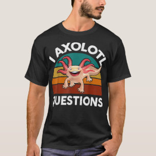 Niedliche Aolotl Retro I Aolotl Fragen Kinder Vint T-Shirt