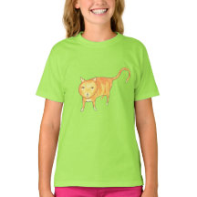 Niedliche apathische orange Katze