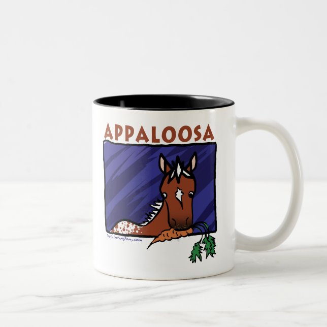 Niedliche Appaloosa Zweifarbige Tasse (Rechts)