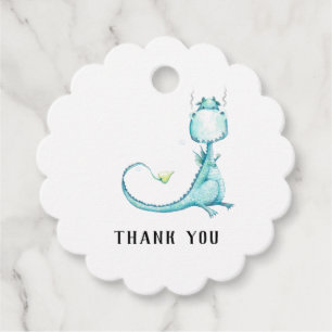 * Niedliche Aquamarine Blue Dragon Baby Dusche Vie Geschenkanhänger