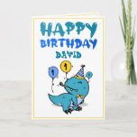 Niedliche Aquamarine T-Rex Dinosaur Grandson 1. Ge Karte<br><div class="desc">Niedlichen Aquamarinen T-Rex Dinosaurier Grandson 1. Geburtstag, dieses Design ist für jeden, der etwas Schönes für einen kleinen Jungen zu seinem 1. Geburtstag sucht. Wenn Sie sich für die Einladung zum 1. Geburtstag, besonders für Ihren Enkel, interessieren, ist diese Einladung genau das Richtige für Sie. Das Design umfasst einen niedlichen...</div>