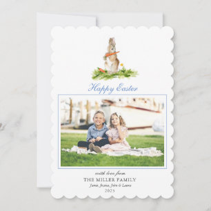 Niedliche Aquarellbahn Ostersonniges Foto Feiertagskarte