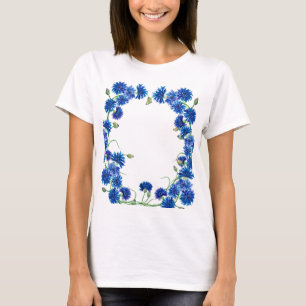 Niedliche Aquarellblumen T-Shirt