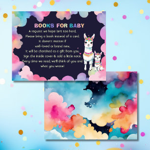 Niedliche Aquarellbücher Lama Mama Mexicaner Büche Begleitkarte