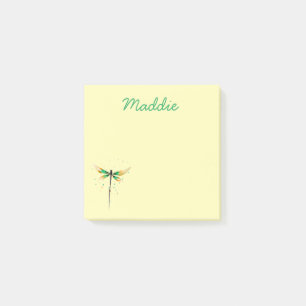 Niedliche Aquarelldarstellung Post-it Klebezettel