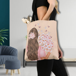 Niedliche Aquarellfarbe Rosa Blume Monograviert fü