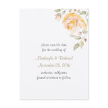 Niedliche Aquarellfarbe Save the Date