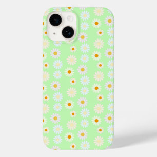 Niedliche Aquarellfarben Daisy Pattern Grün Case-Mate iPhone 14 Hülle