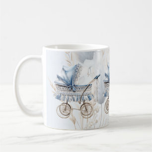 Niedliche Aquarellfarben, klassische Babytrappe Bl Kaffeetasse