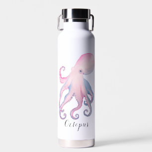 Niedliche Aquarellhaut Trinkflasche