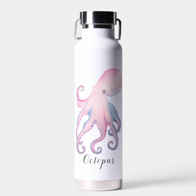 Niedliche Aquarellhaut Trinkflasche (Vorne)