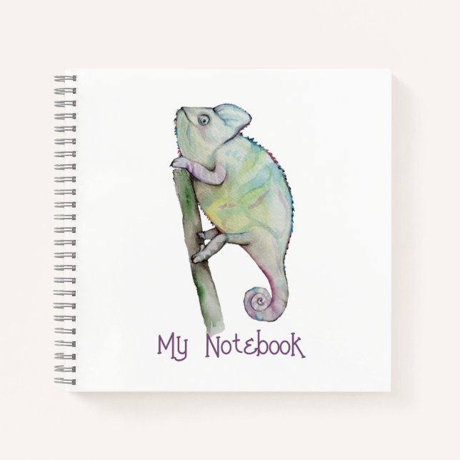 Niedliche Aquarellkammer Notizbuch (Vorderseite)