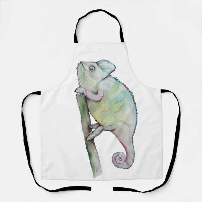 Niedliche Aquarellkammer Schürze (Vorderseite)