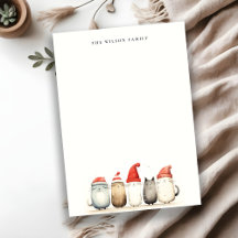 Niedliche Aquarellkatzen Furchen und Helle Weihnac