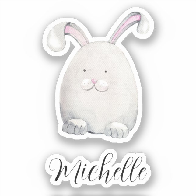 Niedliche Aquarellmalerei Aufkleber (Vorderseite)