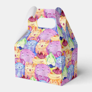 Niedliche Aquarellmonster Geschenkschachtel