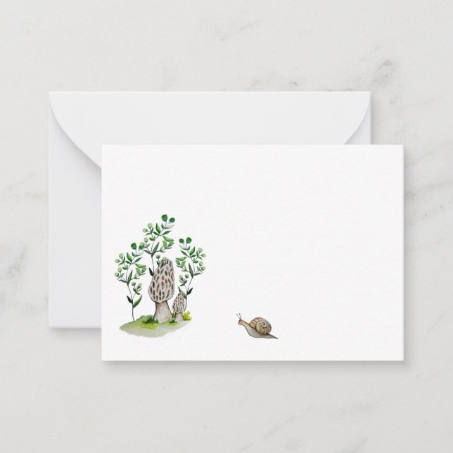 Niedliche Aquarellmuskulatur-Muster Kaffeekarte Ta Mitteilungskarte (Vorderseite)