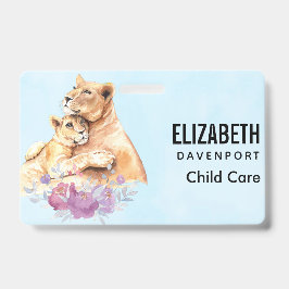 Niedliche Aquarellmütter Ausweis