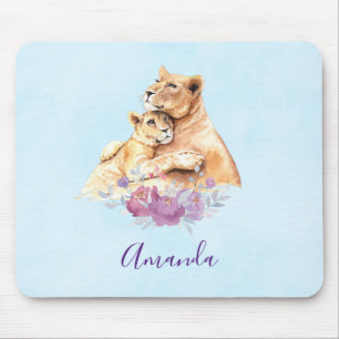 Niedliche Aquarellmütter Mousepad