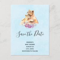 Niedliche Aquarellmütter Save the Date