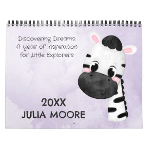 Niedliche Aquarelltiere Inspiration Kalender