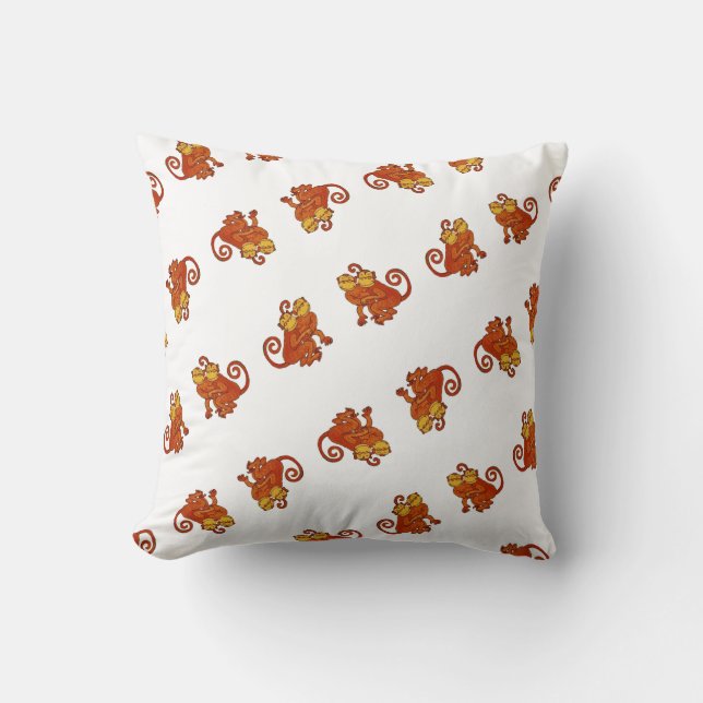 Niedliche Aquarelltiere Kissen (Vorderseite)