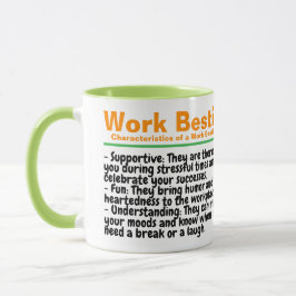 Niedliche Arbeit Bestie Sprichwort Geschenk | CoWo Tasse