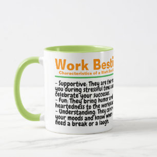 Niedliche Arbeit Bestie Sprichwort Geschenk CoWo Tasse