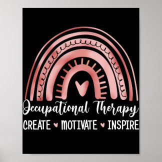 Niedliche Arbeitstherapie MotivationsInspirier sch Poster