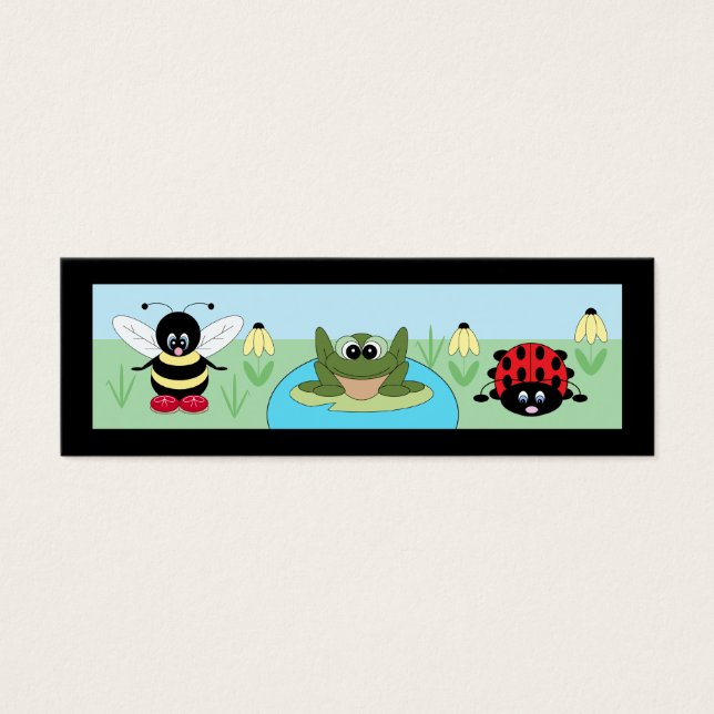 Niedliche Art / tierische Lesezeichen (Vorderseite)