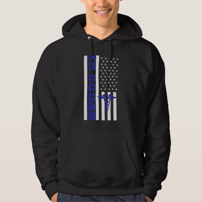 Niedliche Arzneimittel Dispatch Arbeitnehmer Männe Hoodie (Vorderseite)