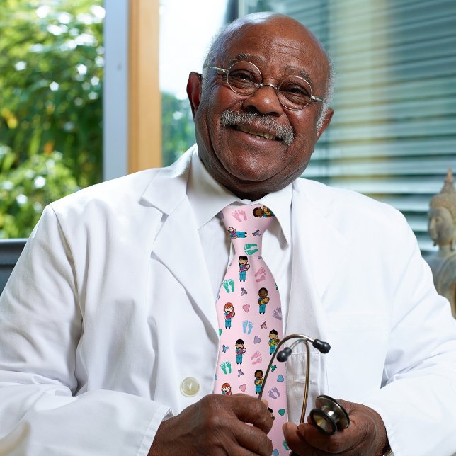 Niedliche Ärzte und Krankenschwestern bei Neugebor Krawatte (Von Creator hochgeladen)