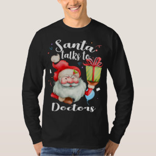Niedliche Ärzte Weihnachten Weihnachtsgespräche mi T-Shirt