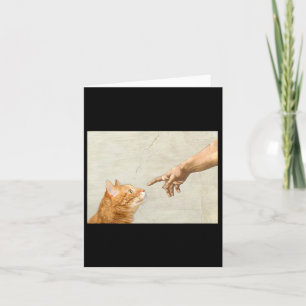 Niedliche Ästhetik Funny Cat Art Graphic Y2k Teen  Karte