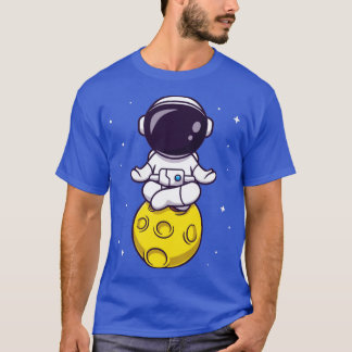 Niedliche Astronautenmedizin auf dem Cartoon des M T-Shirt