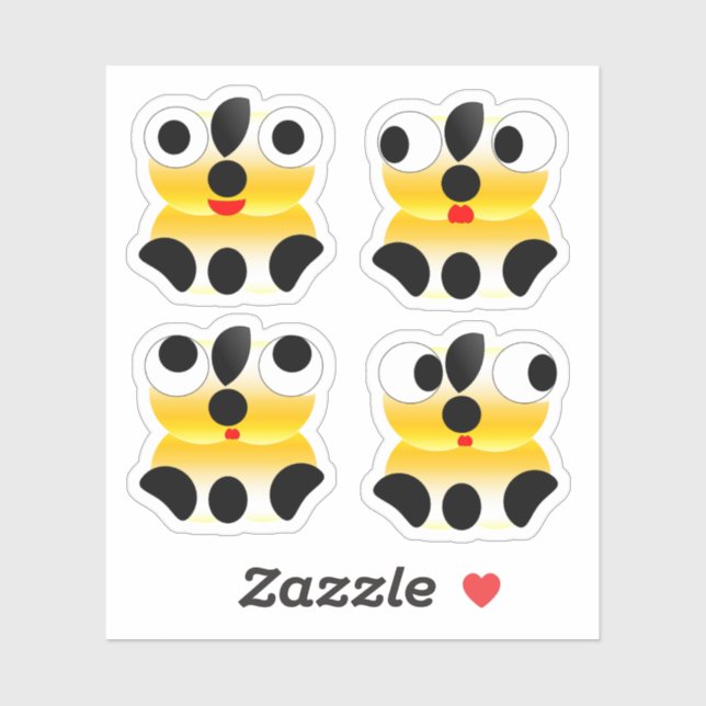 Niedliche Aufkleber (Blatt)