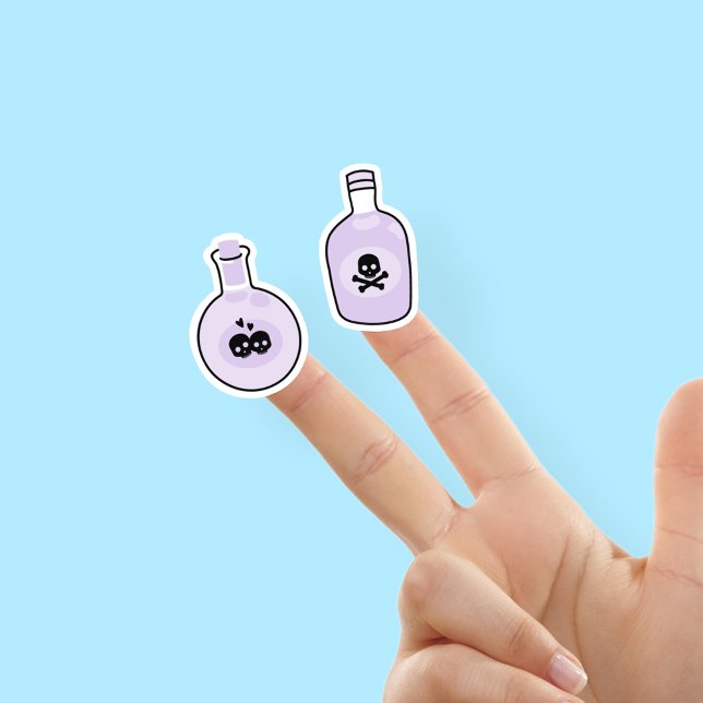 Niedliche Aufkleber für Lila Zaubertranke (Von Creator hochgeladen)