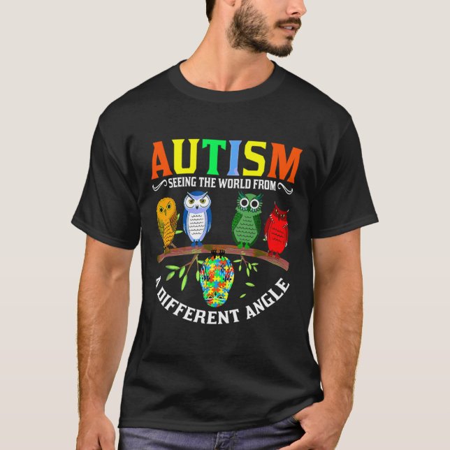 Niedliche Augenfarbe Puzzles Autismus Bewusstsein  T-Shirt (Vorderseite)