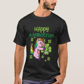 Niedliche australische Rinder Saint Patrick's Day T-Shirt