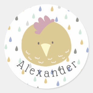 Niedliche Auswahl des benutzerdefinierten Namens Runder Aufkleber