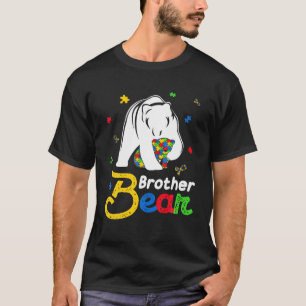 Niedliche Autismus Bewusstsein Bruder Bären Famili T-Shirt