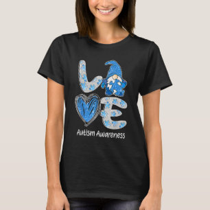 Niedliche Autismus Bewusstsein Liebe Nordic Gnome  T-Shirt