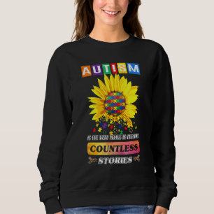 Niedliche Autismus ist ein Wort, das versucht, Gra Sweatshirt