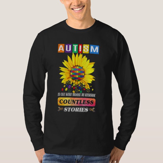Niedliche Autismus ist ein Wort, das versucht, Gra T-Shirt (Vorderseite)