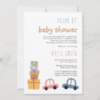 Niedliche Autos und Geschenke Drive by Baby Dusche