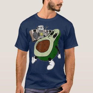 Niedliche Avocado Frucht Musik Musik Bo für T-Shirt