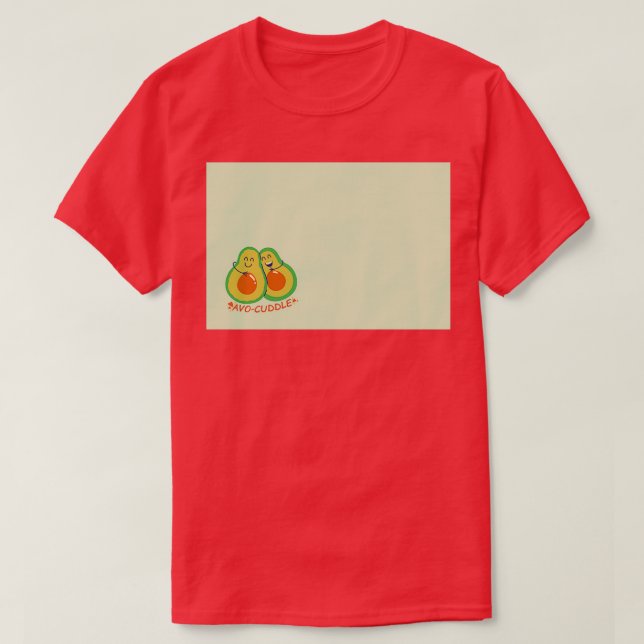 niedliche Avocadomaske T-Shirt (Design vorne)