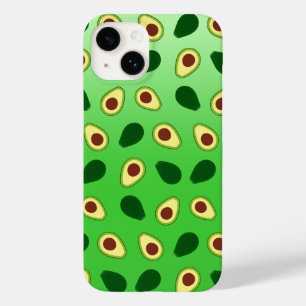 Niedliche Avocados-Scheiben Sommergrüne Gradienten Case-Mate iPhone 14 Hülle